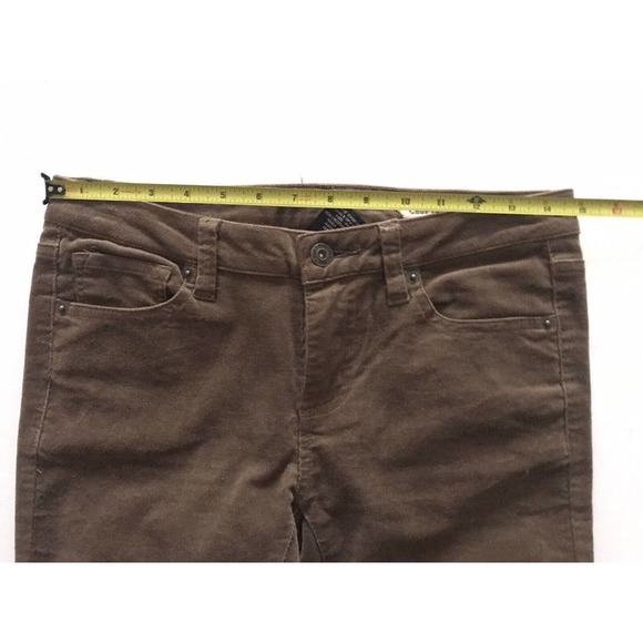 Chor | Women's Brown Belt Looped Straight Leg Corduroy Pants Size 3 - Picture 7 of 10